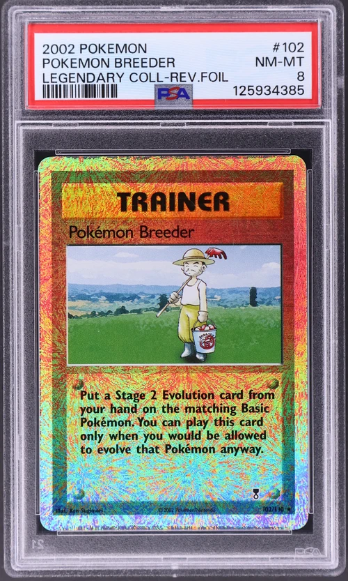 2002 Pokemon Legendary Collection #102 Pokemon Breeder-Reverse Foil