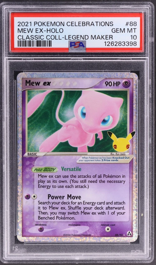 2021 Pokemon Celebrations Classic Collection #88 Mew Ex-Holo