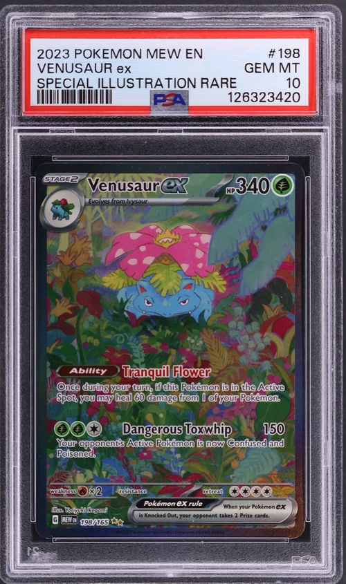 2023 Pokemon Mew En-151 #198 Venusaur Ex Special Illustration Rare