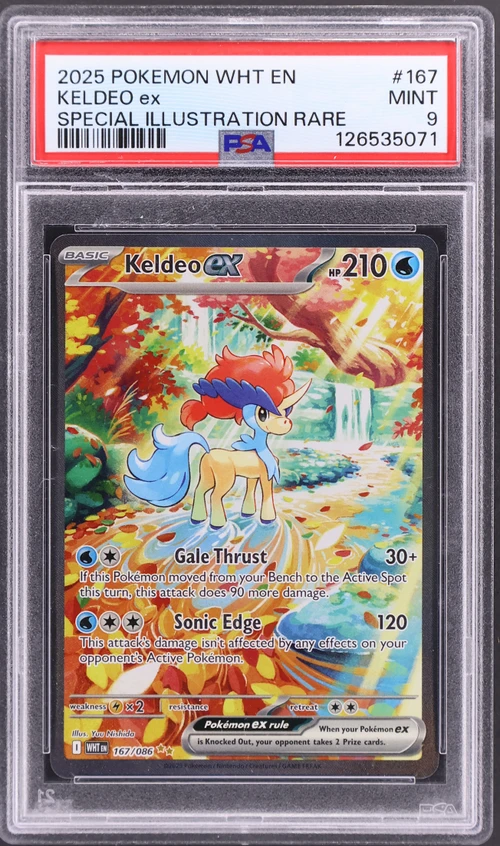 2025 Pokemon Wht En-White Flare #167 Keldeo Ex Special Illustration Rare