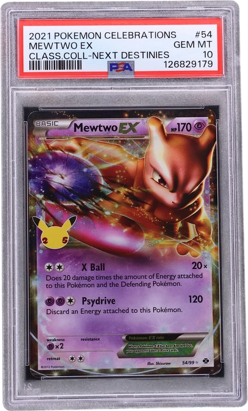 2021 Pokemon Celebrations Classic Collection #54 Mewtwo Ex