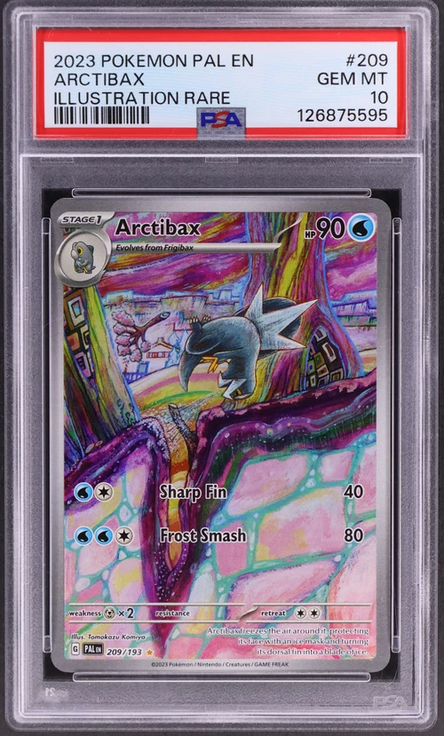 2023 Pokemon Pal En-Paldea Evolved #209 Arctibax Illustration Rare