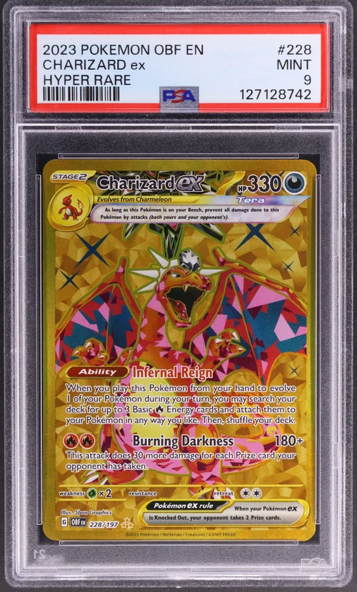 2023 Pokemon Obf En-Obsidian Flames #228 Charizard Ex Hyper Rare