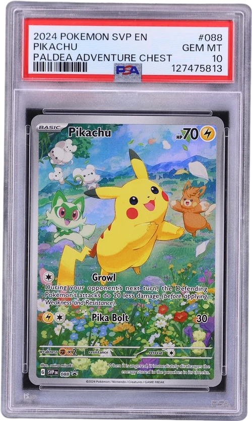 2024 Pokemon Svp En-Sv Black Star Promo #088 Pikachu Paldea Adventure Chest