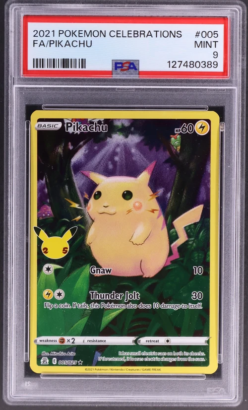 2021 Pokemon Celebrations #005 Full Art / Pikachu