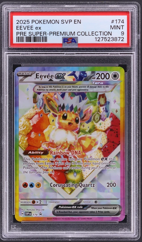 2025 Pokemon Svp En-Sv Black Star Promo #174 Eevee Ex Prismatic Evolutions Super-Premium Collection