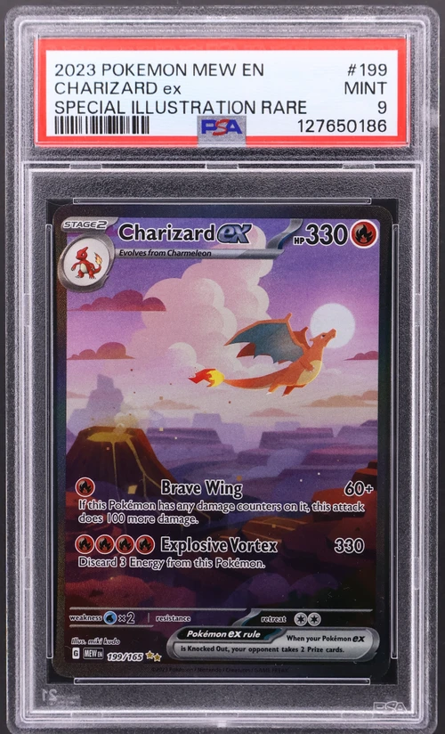 2023 Pokemon Mew En-151 #199 Charizard Ex Special Illustration Rare