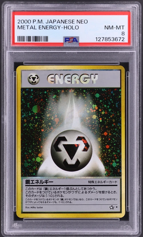 2000 Pokemon Japanese Neo Metal Energy-Holo