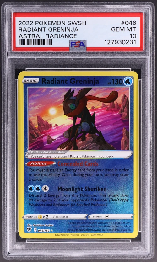 2022 Pokemon Sword & Shield Astral Radiance #046 Radiant Greninja
