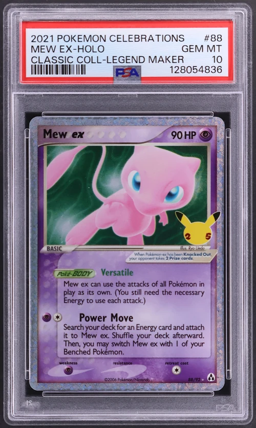 2021 Pokemon Celebrations Classic Collection #88 Mew Ex-Holo