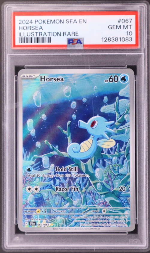 2024 Pokemon Sfa En-Shrouded Fable #067 Horsea Illustration Rare