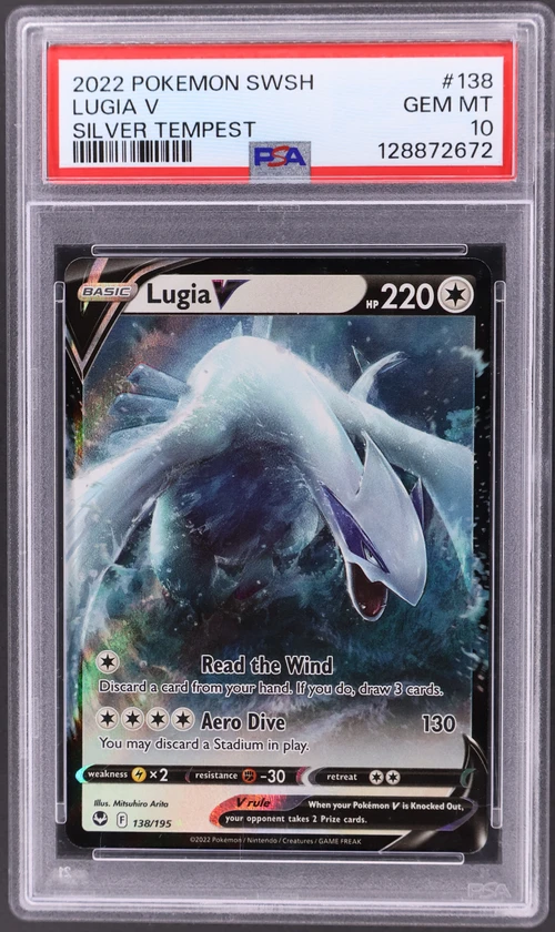 2022 Pokemon Sword & Shield Silver Tempest #138 Lugia V