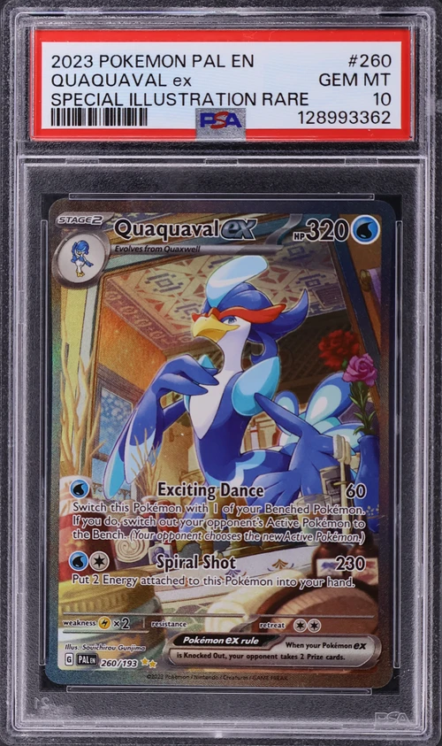 2023 Pokemon Pal En-Paldea Evolved #260 Quaquaval Ex Special Illustration Rare