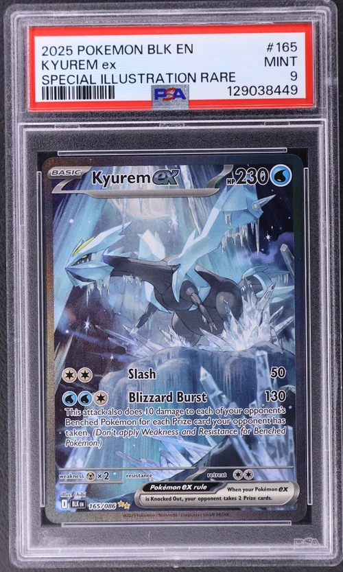 2025 Pokemon Blk En-Black Bolt #165 Kyurem Ex Special Illustration Rare