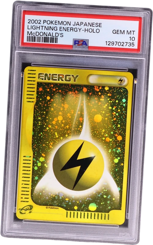 2002 Pokemon Japanese Mcdonald's Lightning Energy-Holo