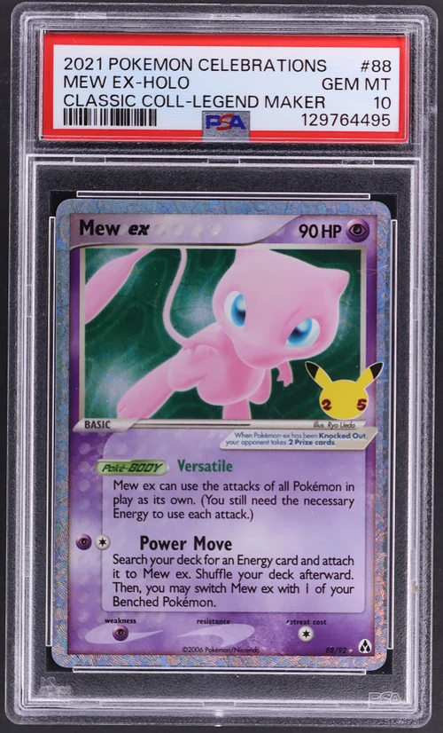 2021 Pokemon Celebrations Classic Collection #88 Mew Ex-Holo