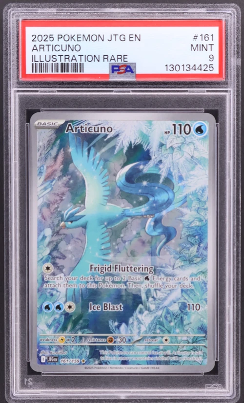 2025 Pokemon Jtg En-Journey Together #161 Articuno Illustration Rare