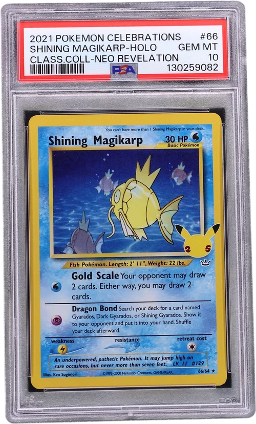 2021 Pokemon Celebrations Classic Collection #66 Shining Magikarp-Holo