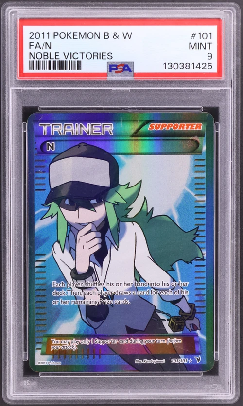 2011 Pokemon Black & White Noble Victories #101 Full Art / N