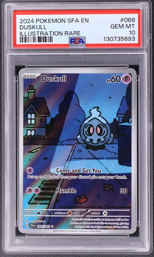 2024 Pokemon Sfa En-Shrouded Fable #068 Duskull Illustration Rare