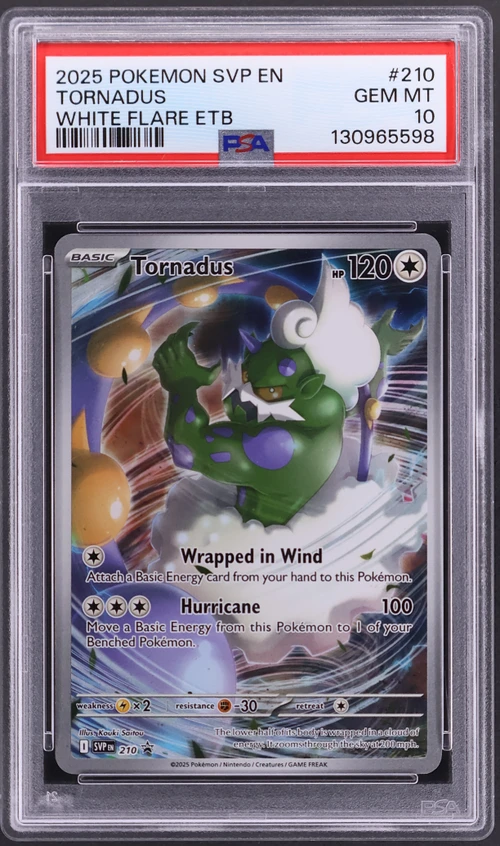 2025 Pokemon Svp En-Sv Black Star Promo #210 Tornadus White Flare Elite Trainer Box