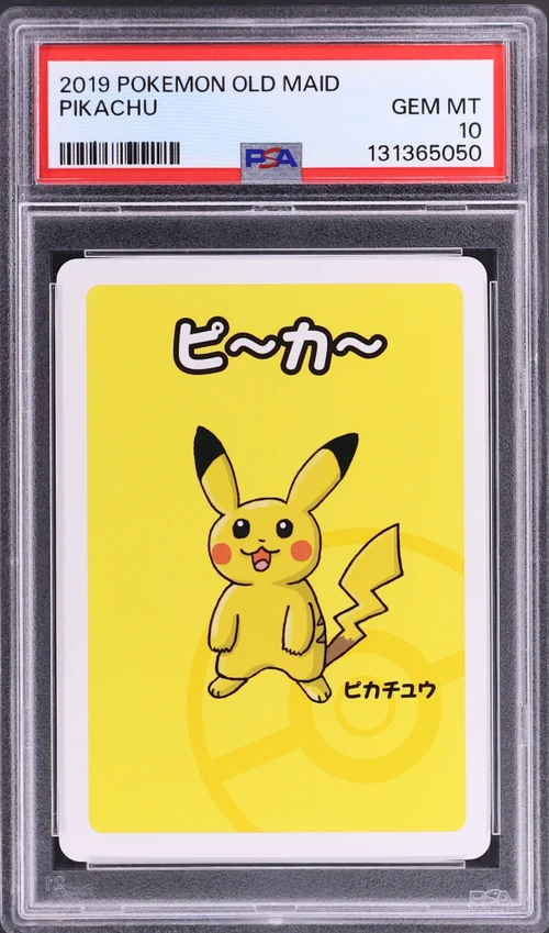 2019 Pokemon Old Maid Pikachu
