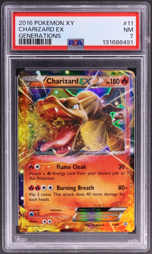 2016 Pokemon Xy Generations #11 Charizard Ex