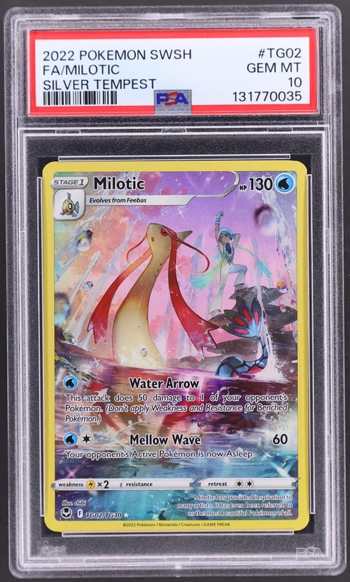 2022 Pokemon Sword & Shield Silver Tempest #TG02 Full Art / Milotic