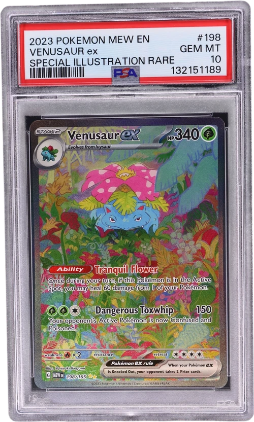 2023 Pokemon Mew En-151 #198 Venusaur Ex Special Illustration Rare