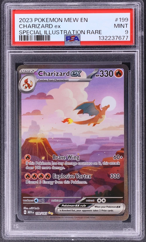 2023 Pokemon Mew En-151 #199 Charizard Ex Special Illustration Rare