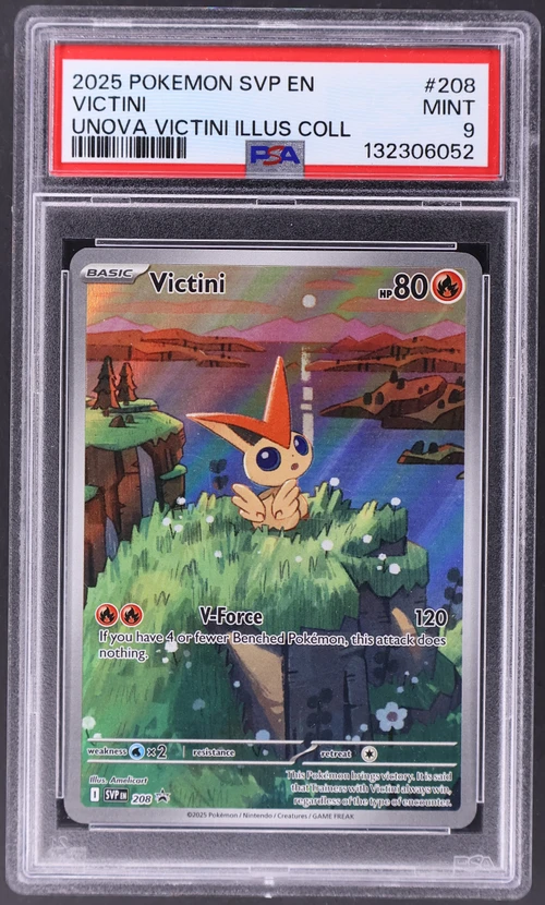 2025 Pokemon Svp En-Sv Black Star Promo #208 Victini Unova Victini Illustration Collection