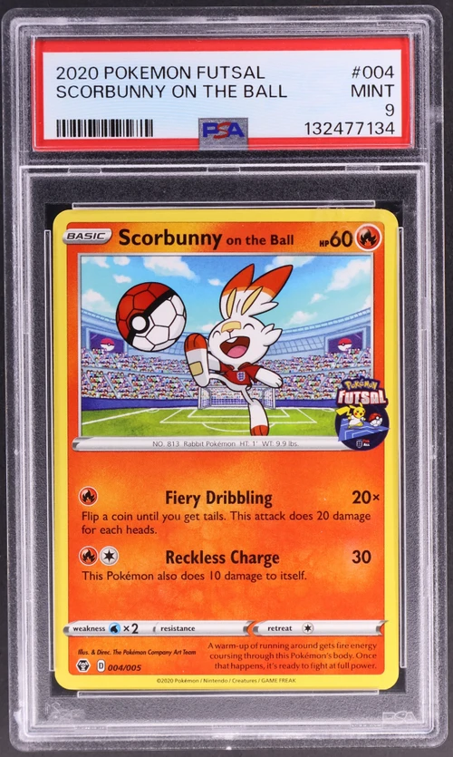 2020 Pokemon Futsal #004 Scorbunny on the Ball