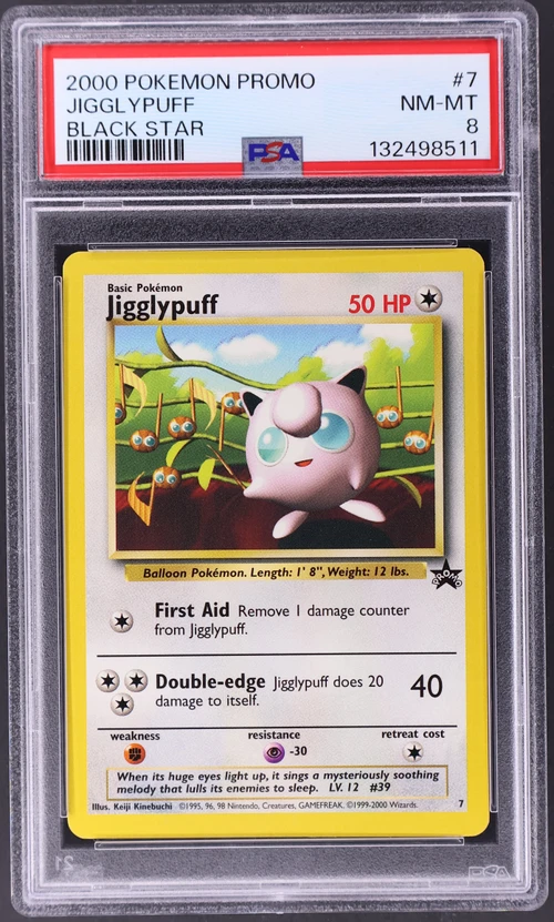 2000 Pokemon Promo Black Star #7 Jigglypuff
