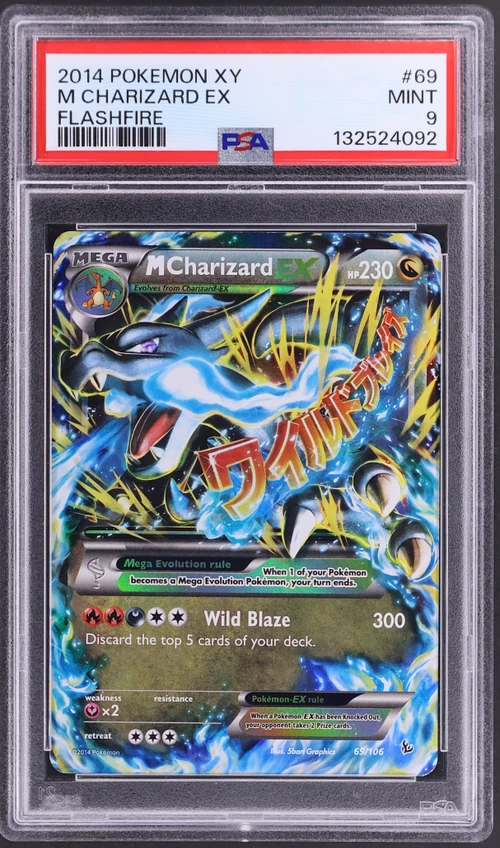 2014 Pokemon Xy Flashfire #69 M Charizard Ex