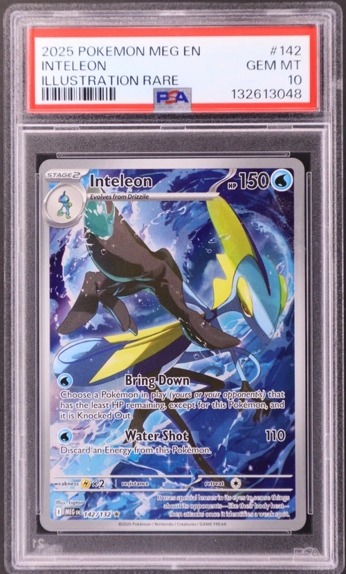 2025 Pokemon Meg En-Mega Evolution #142 Inteleon Illustration Rare