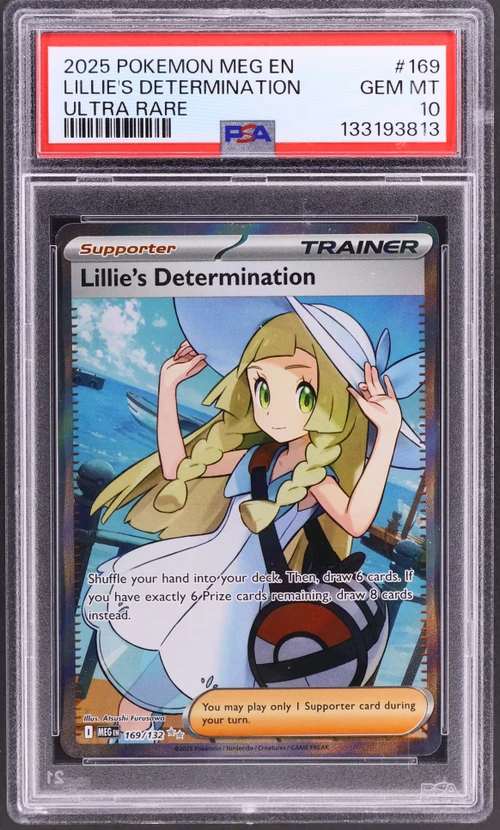 2025 Pokemon Meg En-Mega Evolution #169 Lillie's Determination Ultra Rare