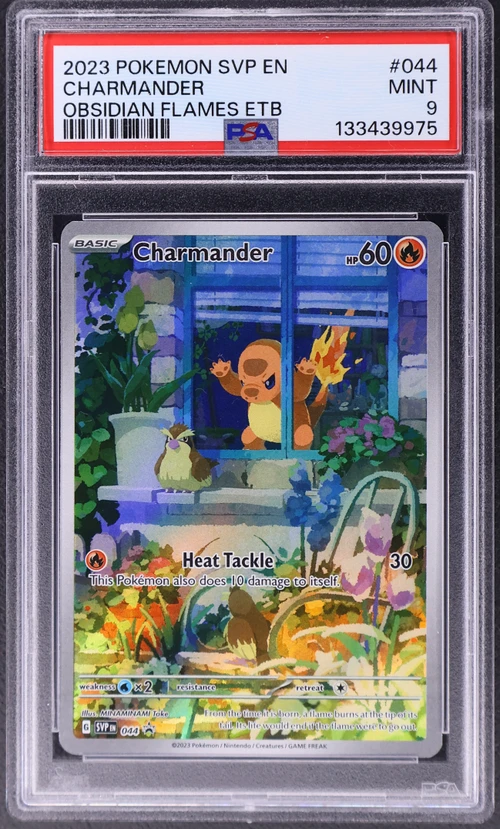 2023 Pokemon Svp En-Sv Black Star Promo #044 Charmander Obsidian Flames Elite Trainer Box