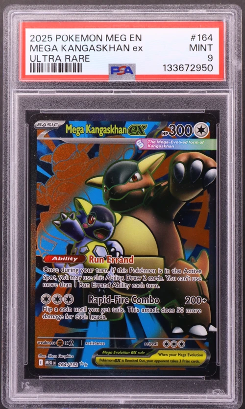 2025 Pokemon Meg En-Mega Evolution #164 Mega Kangaskhan Ex Ultra Rare