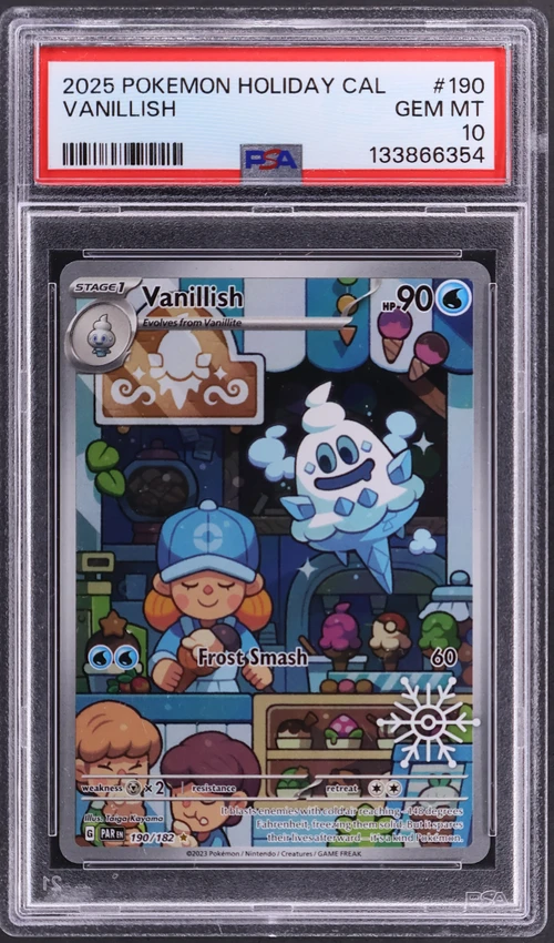 2025 Pokemon Holiday Calendar #190 Vanillish