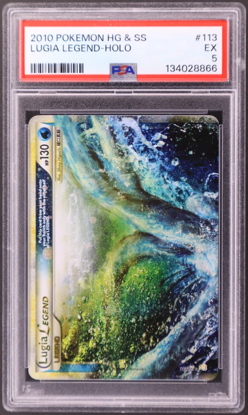 2010 Pokemon Heartgold & Soulsilver #113 Lugia Legend-Holo