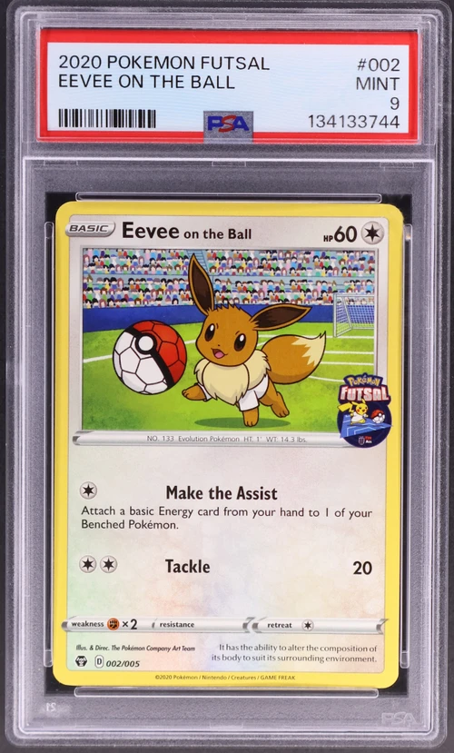 2020 Pokemon Futsal #002 Eevee on the Ball
