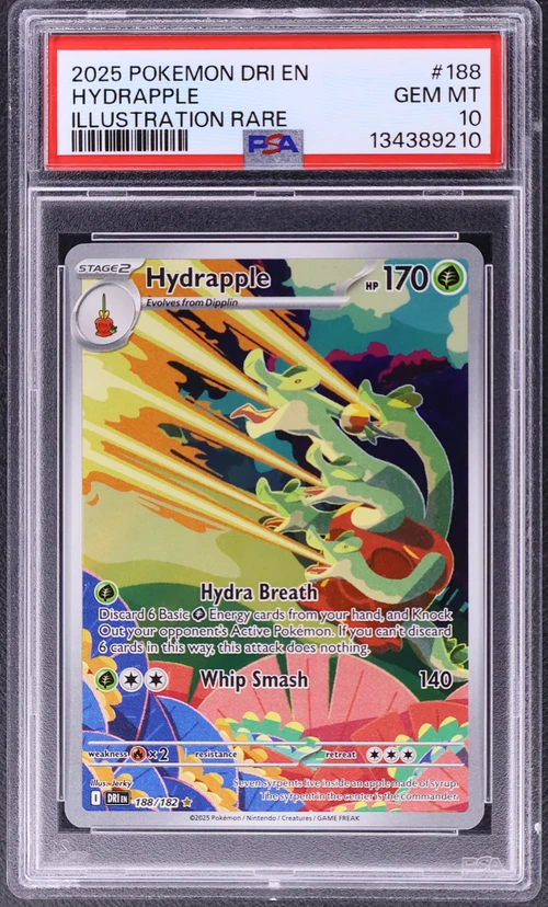 2025 Pokemon Dri En-Destined Rivals #188 Hydrapple Illustration Rare