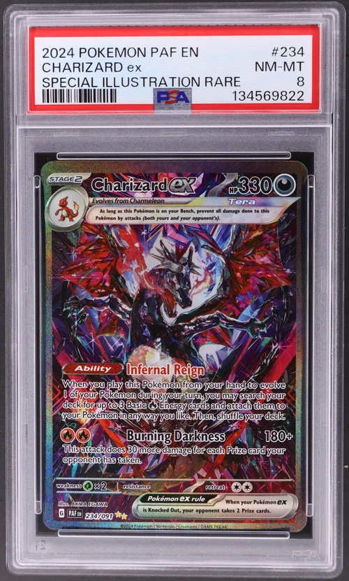 2024 Pokemon Paf En-Paldean Fates #234 Charizard Ex Special Illustration Rare