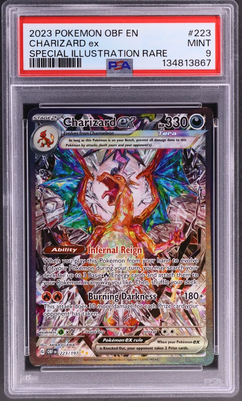 2023 Pokemon Obf En-Obsidian Flames #223 Charizard Ex Special Illustration Rare