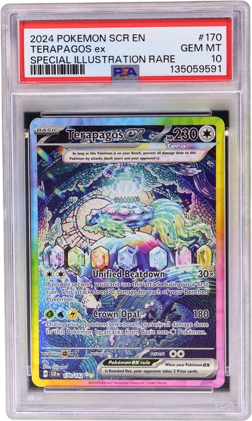 2024 Pokemon Scr En-Stellar Crown #170 Terapagos Ex Special Illustration Rare