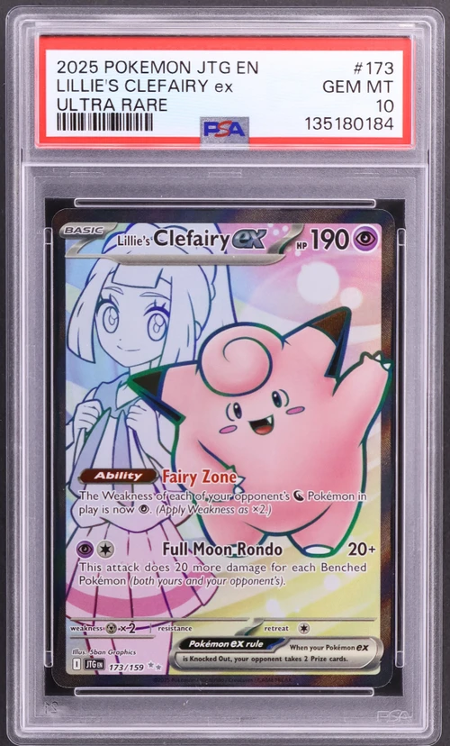 2025 Pokemon Jtg En-Journey Together #173 Lillie's Clefairy Ex Ultra Rare