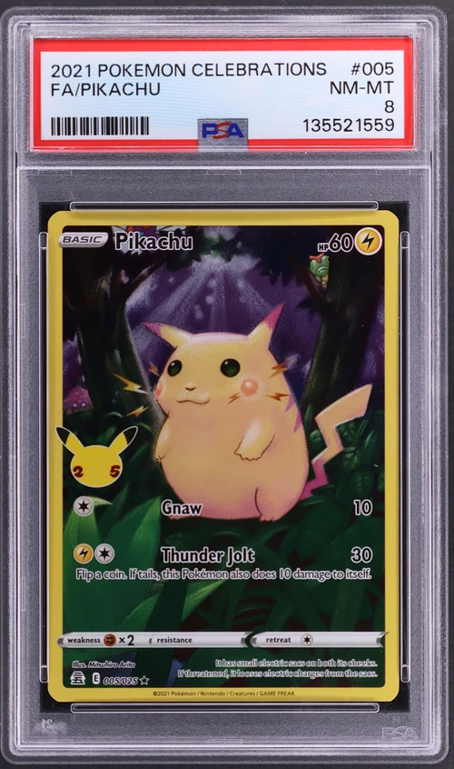 2021 Pokemon Celebrations #005 Full Art / Pikachu
