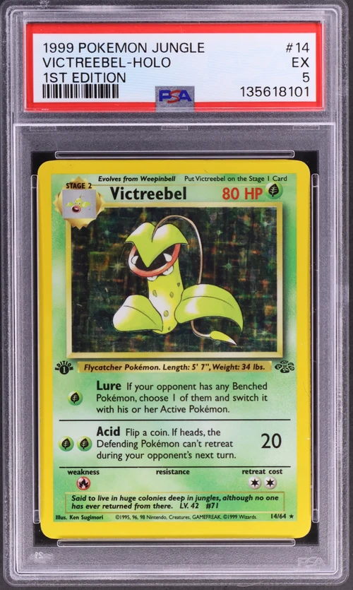 1999 Pokemon Jungle #14 Victreebel-Holo 1st Edition