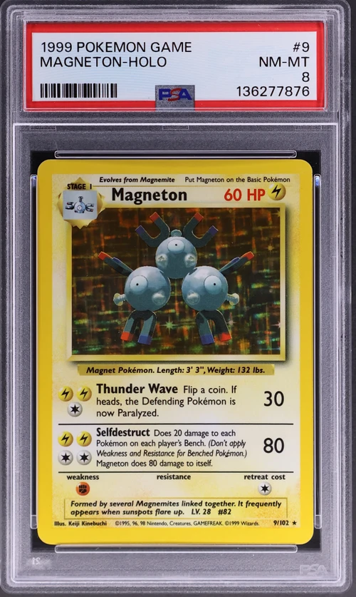 1999 Pokemon Game #9 Magneton-Holo