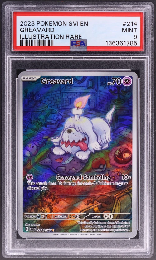 2023 Pokemon Svi En-Scarlet & Violet #214 Greavard Illustration Rare